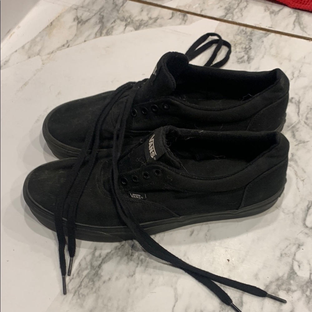 Vans Black Low-Top Skate Shoe